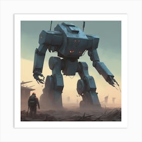 Giant Robot Art Print