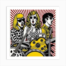 Rockers Art Print