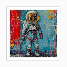 'Astronaut' 6 Art Print