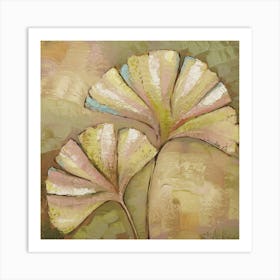 Ginkgo Leaves Art Print