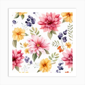 Flowers 25 Art Print