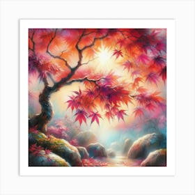 Sakura Tree Art Print