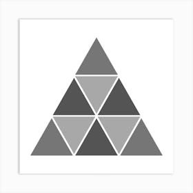 Abstract Triangle Art Print