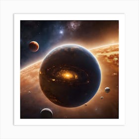 Interplanetery Earth 7 Art Print