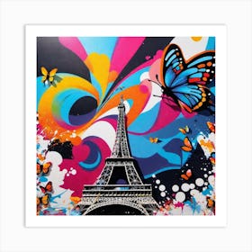 Paris Eiffel Tower 63 Art Print