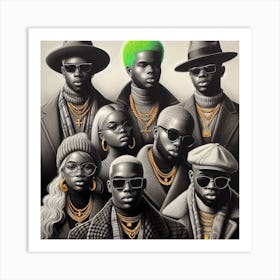 Gangsters Art Print