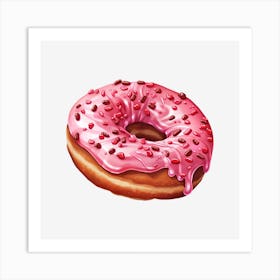 Donut With Icing 5 Art Print