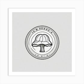 Mushroom Logo 2 Art Print