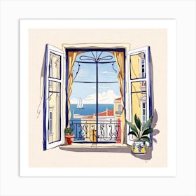 Open Window Art Print