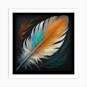 Feather Feather Feather Art Print