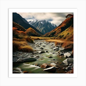 Landscape Arthurs Pass Art Print