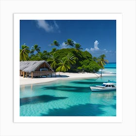 Tropical Island 1 Art Print