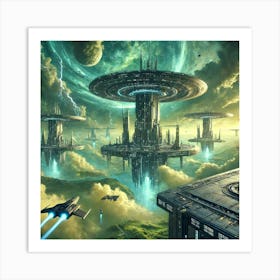 Uranian Vanguard Unassailable Positions Art Print