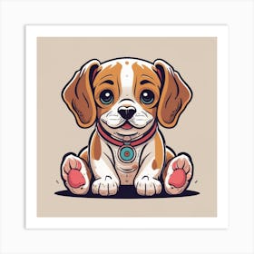 Beagle Puppy 1 Art Print