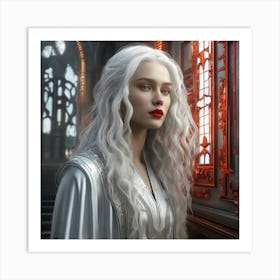 White Wraith Art Print