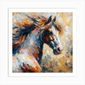 Horse Impressionism 1 Art Print