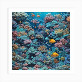 Underwater World 1 Art Print