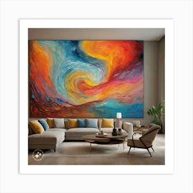 Abstract Painting 8 Art Print