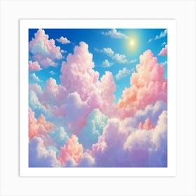 Clouds In The Sky Art Print