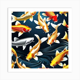 Koi Fish 3 Art Print