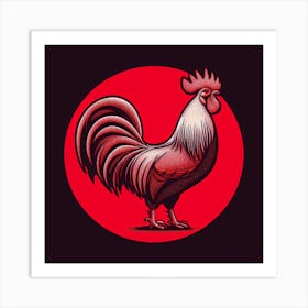 Rooster 5 Art Print