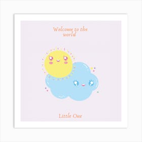 New Baby Welcome Art Print