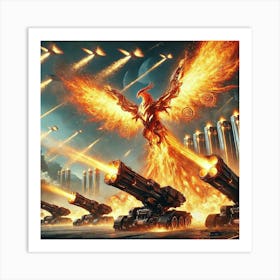 Phoenix Artillery Special Ability Converted Art Print