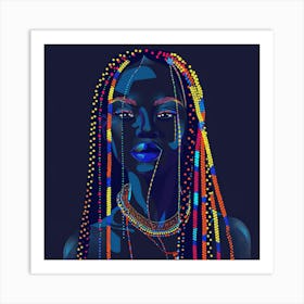 African Girl Art Print