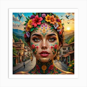 Mexican Girl 2 Art Print