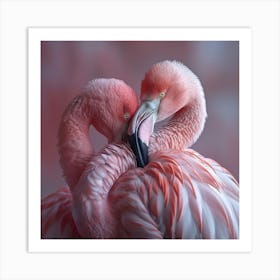 Flamingos 1 Art Print