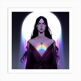 Rainbow Girl Art Print