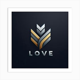 Love Logo Art Print