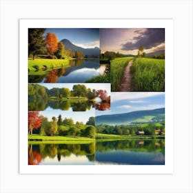 Autumn Landscapes Art Print