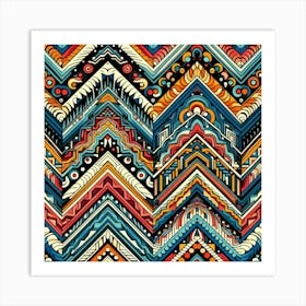 Chevron Pattern 2 Art Print