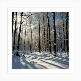 Winter Forest Art Print