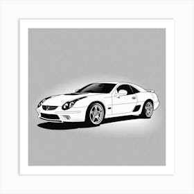 Mercedes Slk Art Print