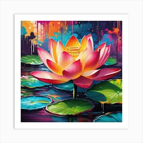 Lotus Flower 49 Art Print