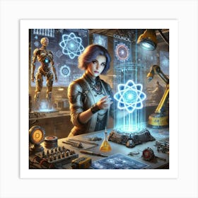 Elena Markov Technological Innovation 1 Art Print