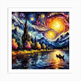 Starry Night 7 Art Print