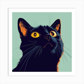 Black Cat 24 Art Print