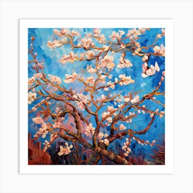 Blossoming Cherry Tree Art Print