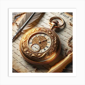 Pocket Watch 1 Art Print