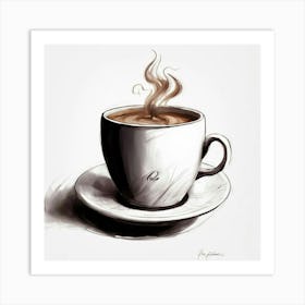 Coffee Cup 3 Art Print