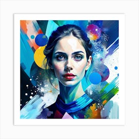 Portrait Of A Woman 7 Art Print