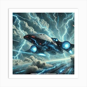 Ionstorm Cruiser Art Print