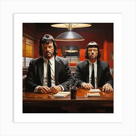 Pulp Fiction art print Art Print