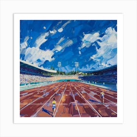 Track And Field 1 Art Print