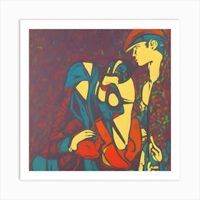 Man And A Woman Art Print