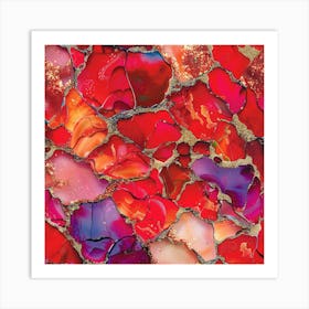 Candy Rocks (4) Art Print