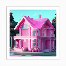 Barbie Dream House (730) Art Print